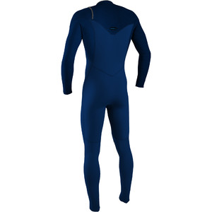 2024 O'Neill Hombres Hyperfreak+ 4/3mm Chest Zip Neopreno 5344 - Navy